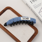 Beau - Geometric Wrapped Polyester Hair Clip