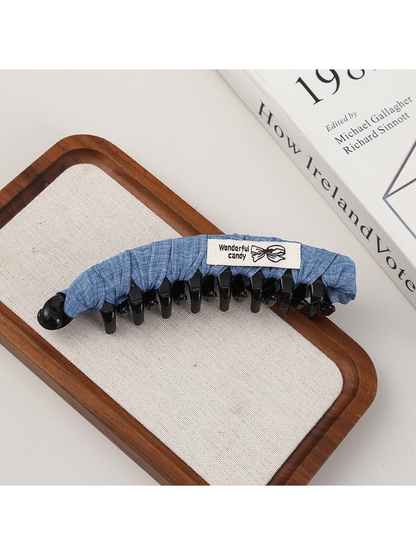 Beau - Geometric Wrapped Polyester Hair Clip
