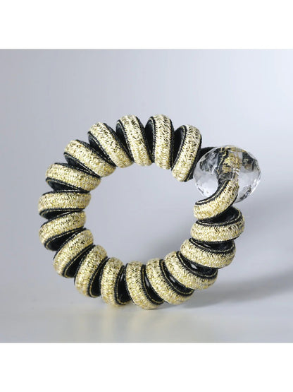 Gifty - Solid Color Spiral Hair Ties
