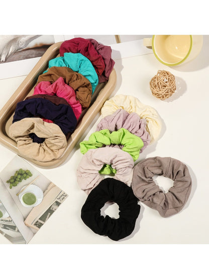 Gifty - Solid Color Pleated Hair Loop