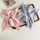 Gifty - High Stretch Satin Jacquard Square Scarf Scrunchie