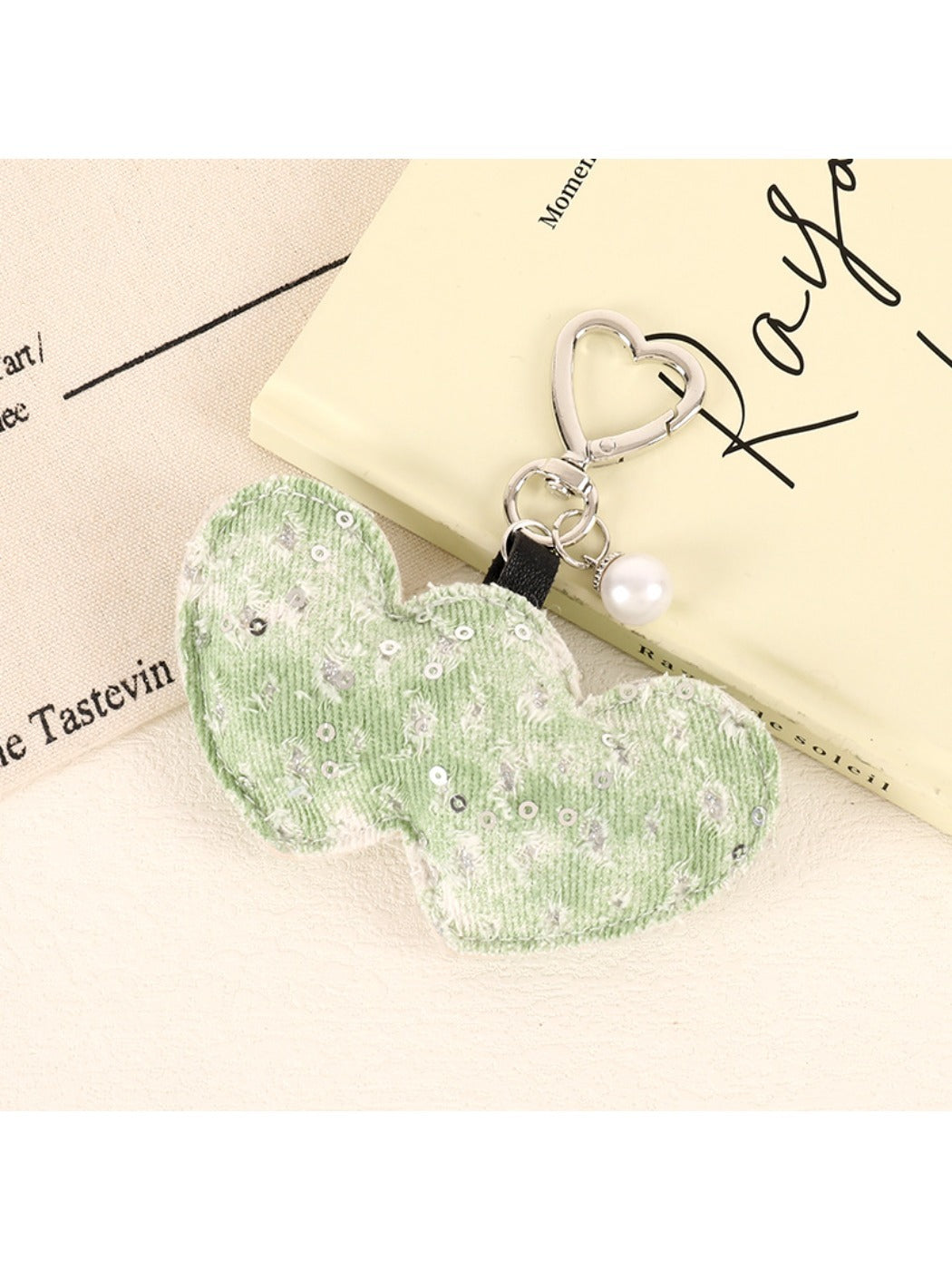 Keypus - Fashion ripped denim bag pendant