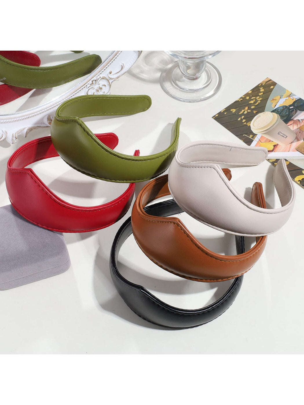 Gifty - Padded PU Court Style Fashion Headband