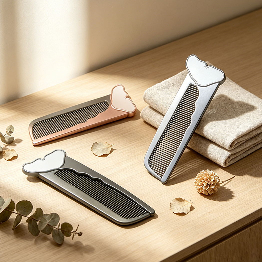 Folding comb, product display