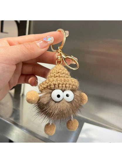 Keypus - Adorable Soot Ball Plush Keychain
