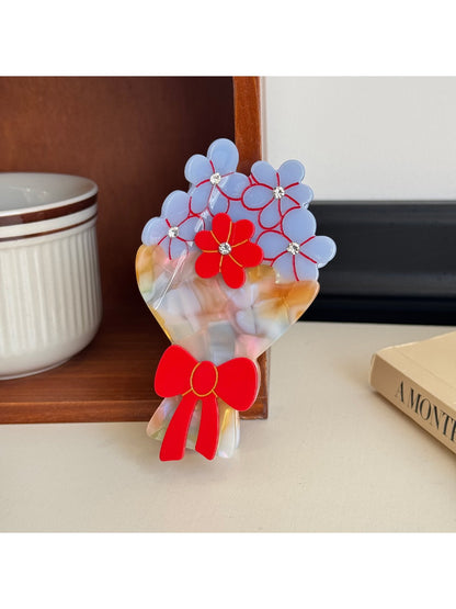 Beau - Acetic Acid Bouquet-shaped Hairpin