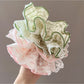 Gifty - Gingham Lace Trim Scrunchie