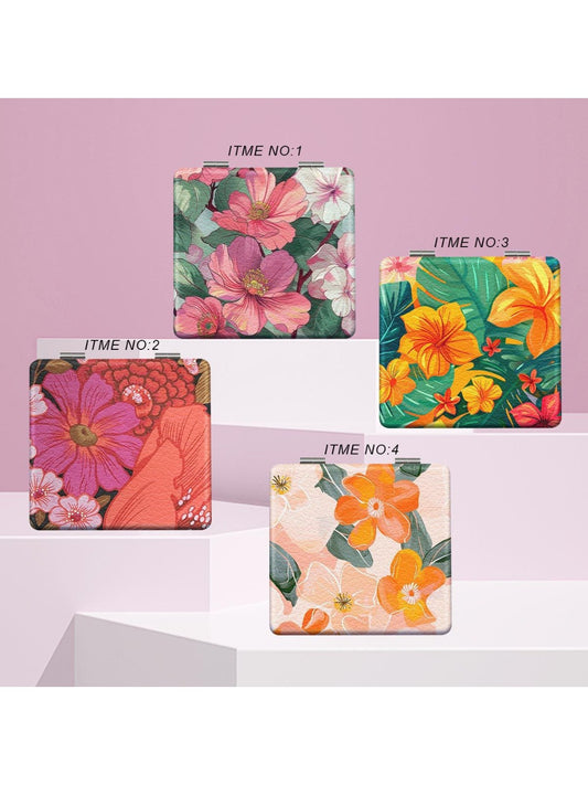 Mirroray - Colorful Flower Portable Makeup Mirror