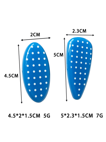 Beau - Polka Dot Candy Color Acetate Duckbill Hair Clip