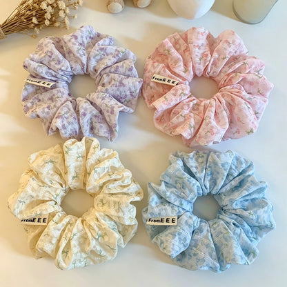 Gifty - Floral Print Elastic Scrunchie