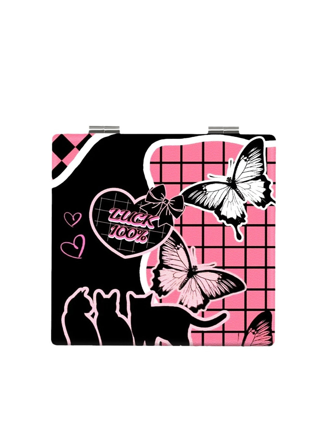 Mirroray - Y2K Print Folding Makeup Mirror