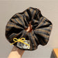 Gifty - Elegant Bow Checkered Scrunchie