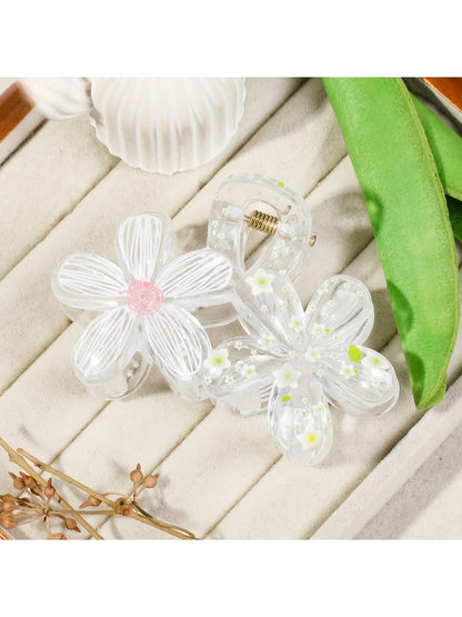 Beau - Five Petal Flower Hair Clip