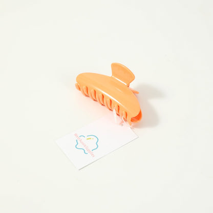 Beau - Solid Color Square Tip Claw Clip