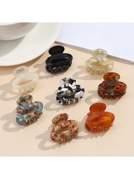 Beau - Cute Oval Acetate Hair Clip