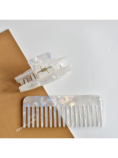 Beau - Hair Comb and Claw Clip 2 PCS Set