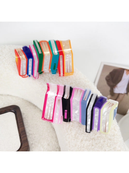 Beau - Color Block Book Hair Clip