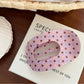 Beau - Retro Printed Oval PVC Claw Hair Clip