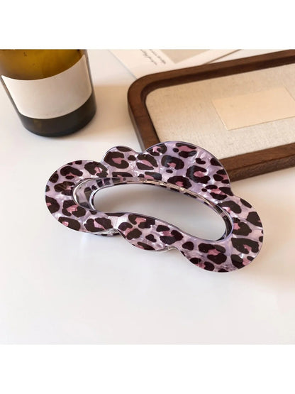 Beau - Leopard Print Cloud Claw Clip
