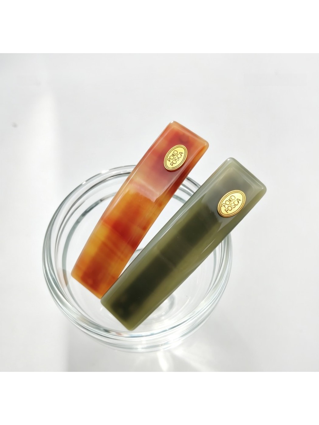 Beau - Geometric Acetate French Barrette
