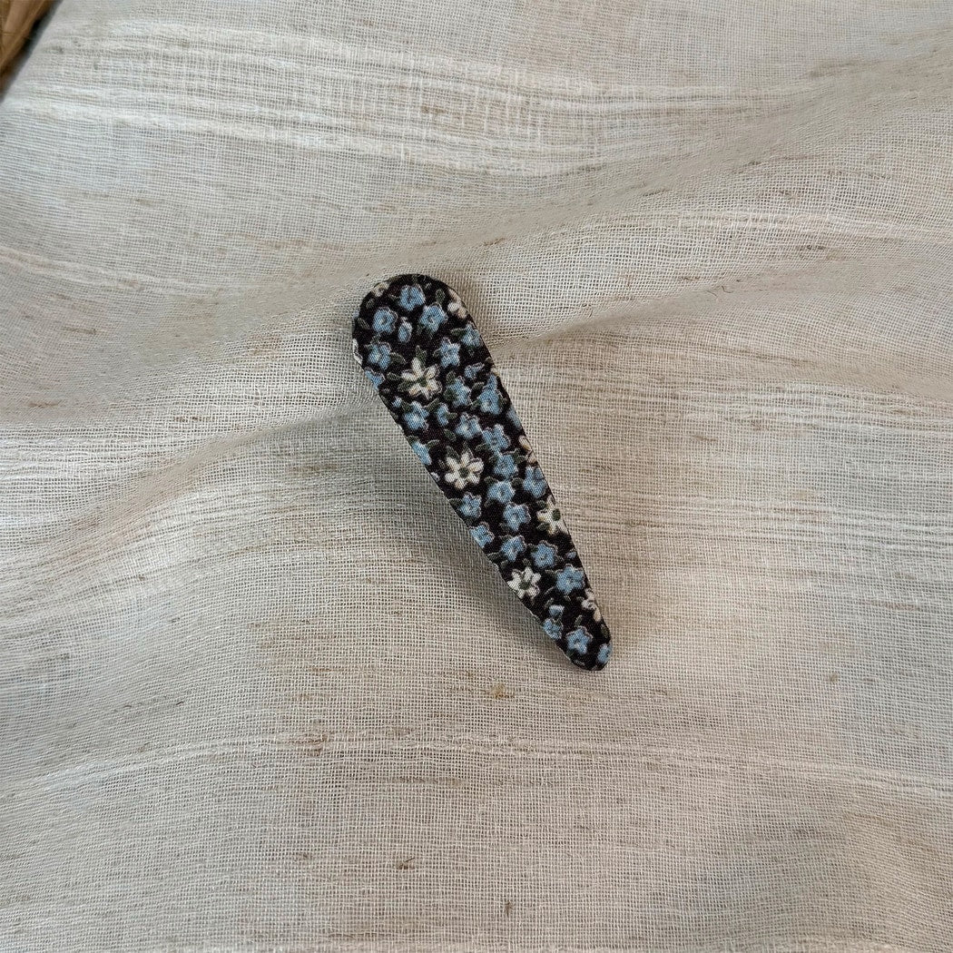 Beau - Floral Pattern Fabric Hair Clip