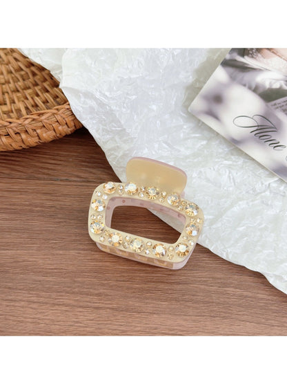 Beau - Elegant Square Openwork Hair Claw Clip
