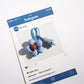 Keypus - Playful Denim Flower Keychain