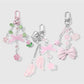 Keypus - Y2K Style Bow Wing Flower Keychain Bag Charm