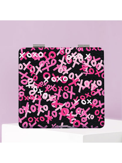 Mirroray - Y2K Graffiti Print Folding Makeup Mirror