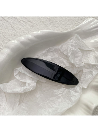Beau - Solid Color Oval Hair Clip