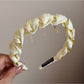 Gifty - Irregular Stripe Wrapped Headband and Scrunchie