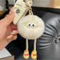 Keypus - Long Legs Little Coal Ball Keychain