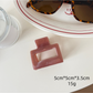 Beau - Glossy Marbled Retro Style Claw Clip