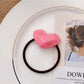 Gifty - Candy Color Heart Acetate Hair Ties Ponytail