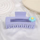 Beau - Plastic Alloy Square Hair Claw Clip