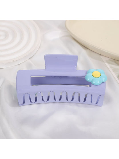 Beau - Plastic Alloy Square Hair Claw Clip