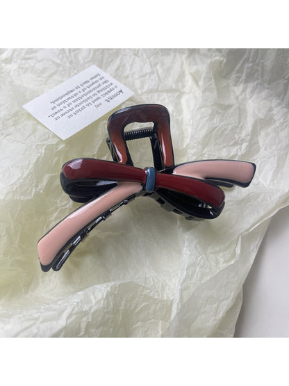 Beau - Colorful Bow Shaped Hair Claw Clip