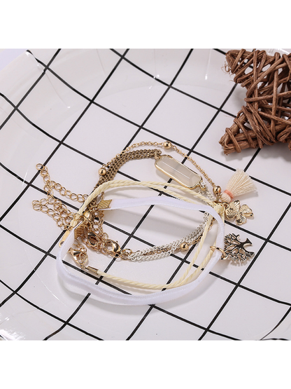 Lovra - Bohemian Tree Tassel Beaded Bracelet