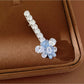 Beau - Butterfly Detail Bear Accent Duckbill Hair Clip