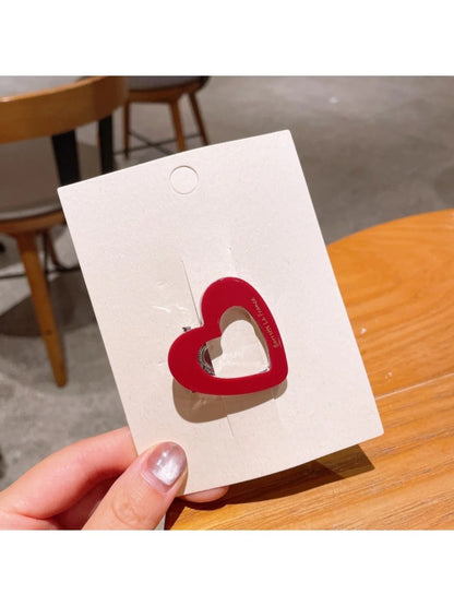 Beau - Beautiful Heart Shaped Acetate Hair Clip