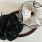 Gifty - Polka Dot Bow Ruffled Ponytail Scrunchie