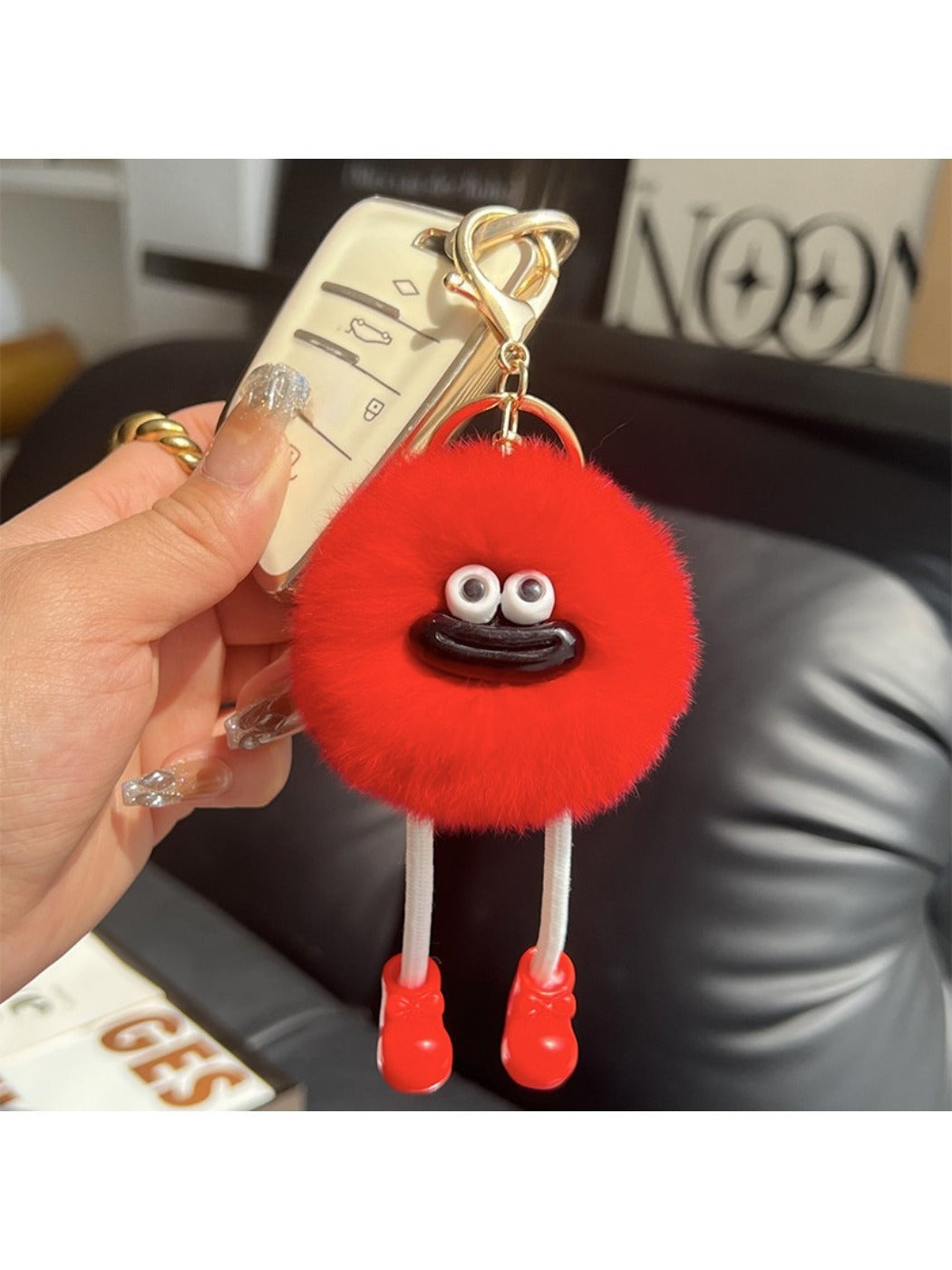 Keypus - Long Legs Small Furball Keychain