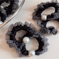 Gifty - High Stretch Plaid Ruffled Scrunchie