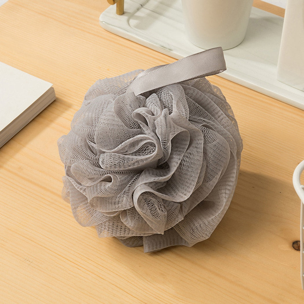 Papo - Soft Mesh Ribbon Hanger Lathering Bath Pouf
