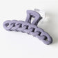 Beau - Solid Color Chain Link Hair Claw Clip