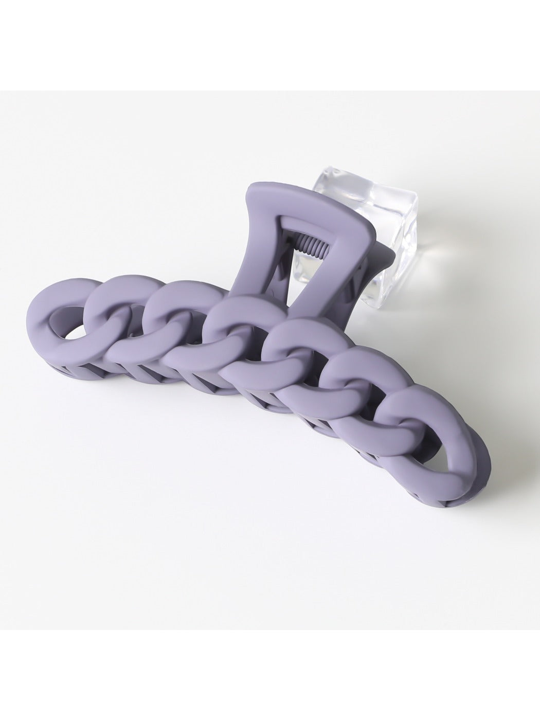 Beau - Solid Color Chain Link Hair Claw Clip