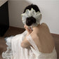 Gifty - Sheer Floral Mesh High Elastic Hair Tie Scrunchie