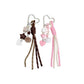 Keypus - Simple Style Heart Pendant Woven Keychain