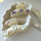 Beau - Flower Adorned Half Round Claw Clip