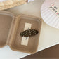 Beau - Oval Polka Dot Acetate Fiber Hair Clip